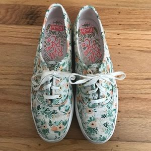 Rifle Paper Co + Keds triple decker sneakers